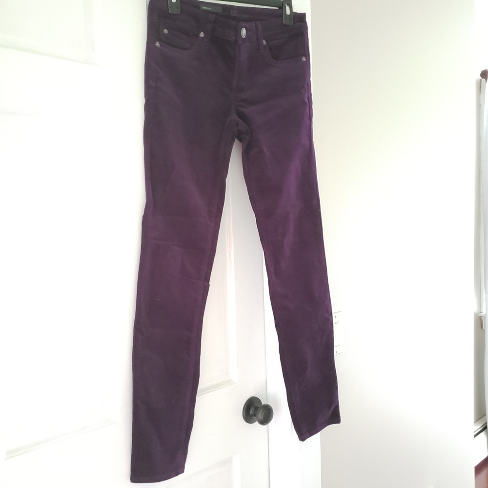 Kut from the Kloth Purple Straight Leg Pants